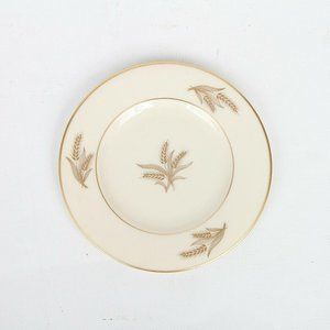 Vintage Harvest by Lenox Golden Wheat Pattern Bread and Butter Plate 6 1/4" USA